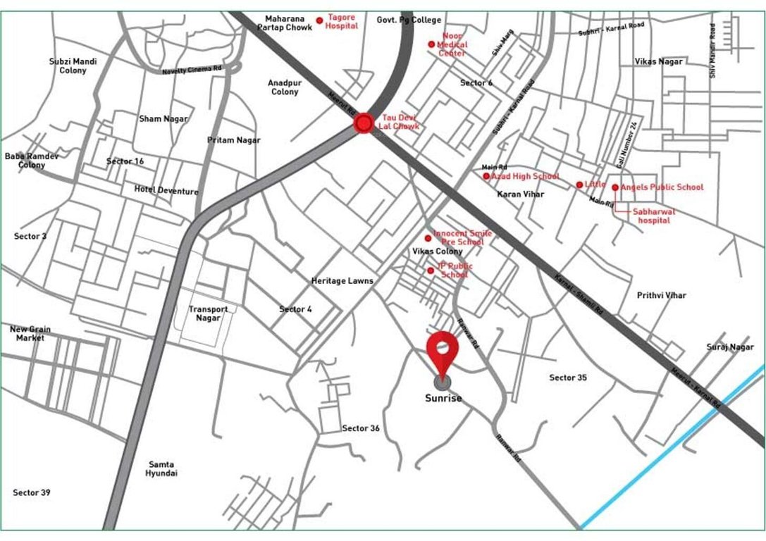Images for Location Plan of Signature Sunrise The Premium Floor