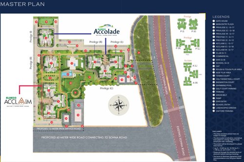  acclaim Images for Master Plan of Eldeco Acclaim