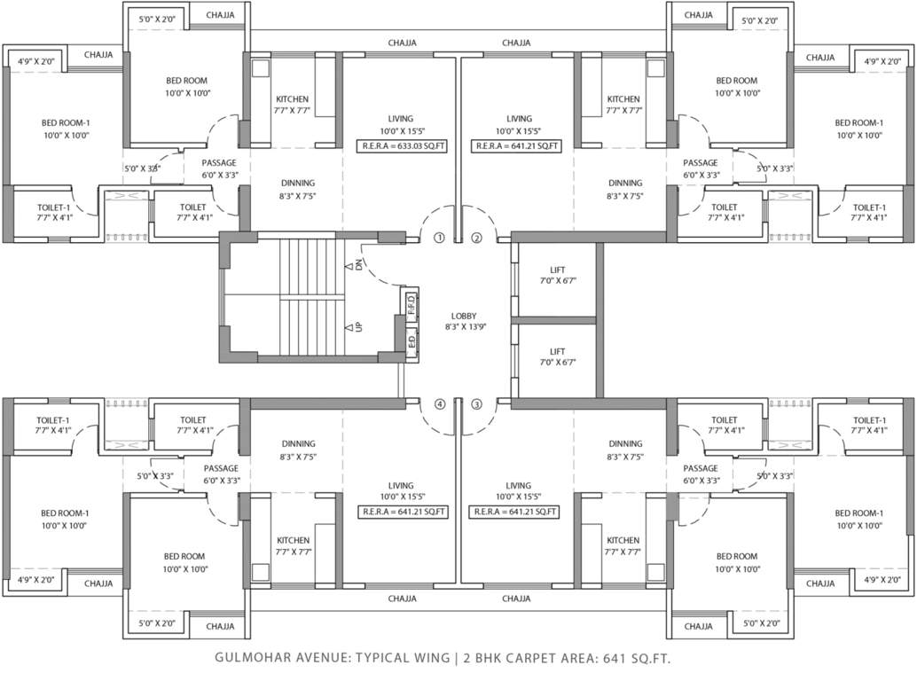 Images for Cluster Plan of Shivalik Bandra North Gulmohar Avenue