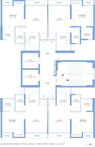 Images for Cluster Plan of Shivalik Bandra North Gulmohar Avenue