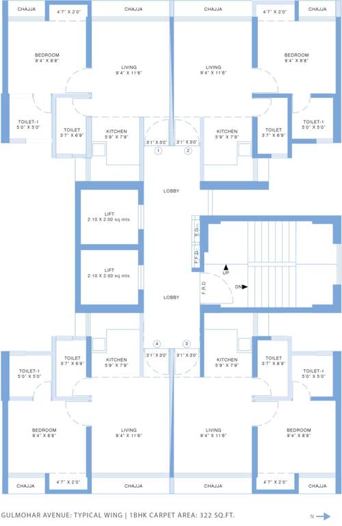 Images for Cluster Plan of Shivalik Bandra North Gulmohar Avenue