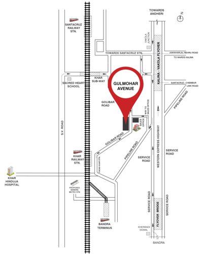 Images for Location Plan of Shivalik Bandra North Gulmohar Avenue