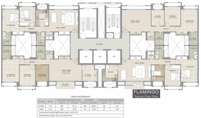 Images for Cluster Plan of Hiranandani Flamingo