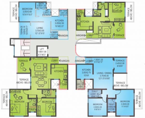  homes Sneha Homes Cluster Plan