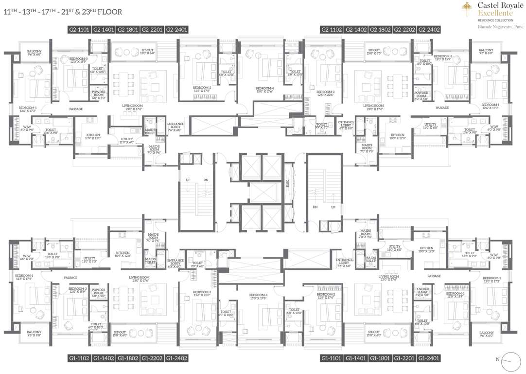 Images for Cluster Plan of ABIL Castel Royale Excellente