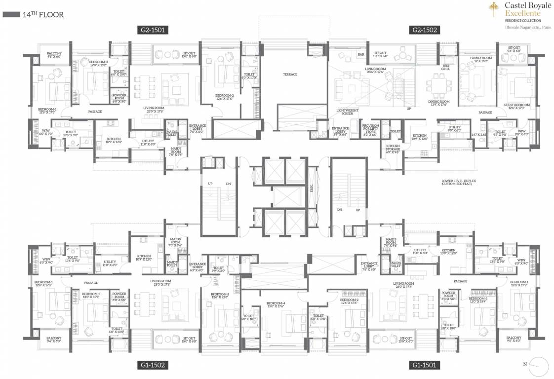 Images for Cluster Plan of ABIL Castel Royale Excellente