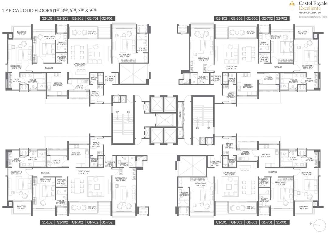 Images for Cluster Plan of ABIL Castel Royale Excellente