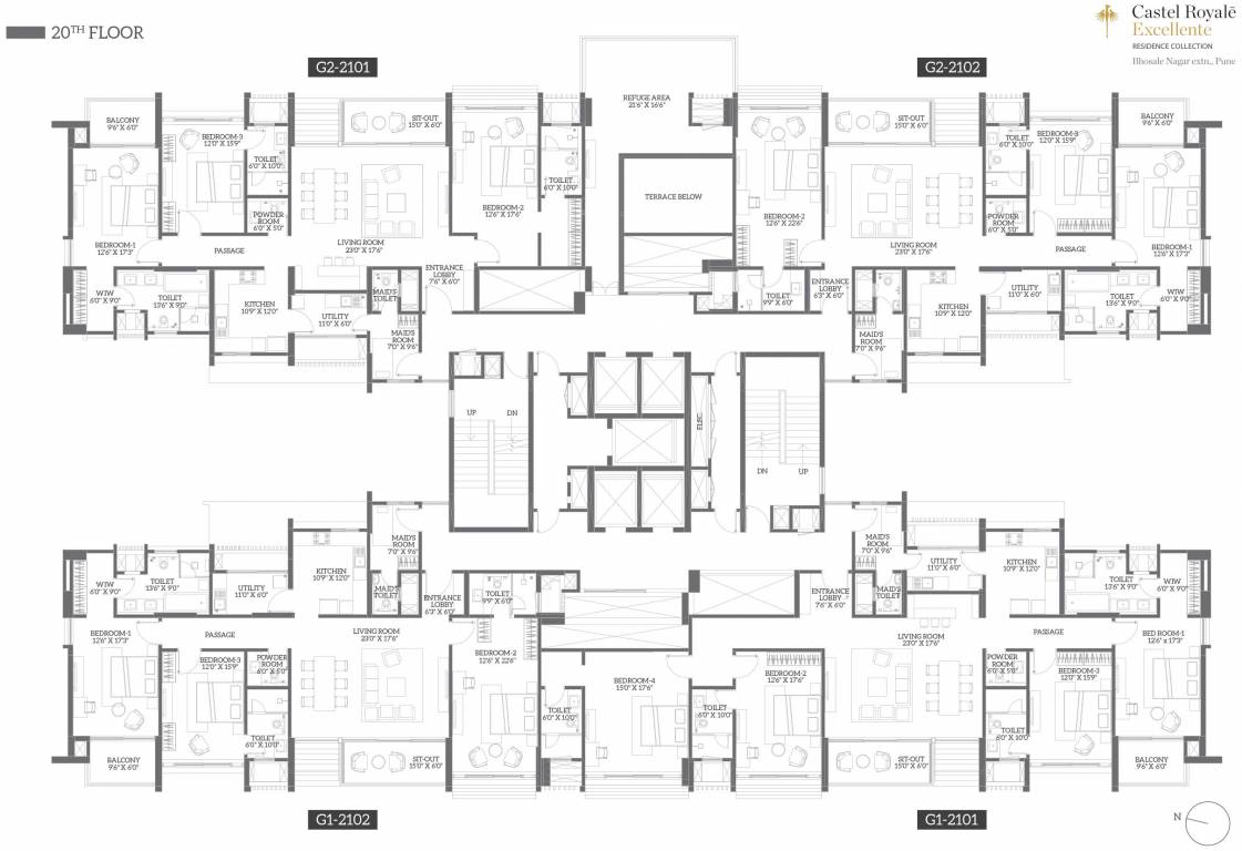 Images for Cluster Plan of ABIL Castel Royale Excellente
