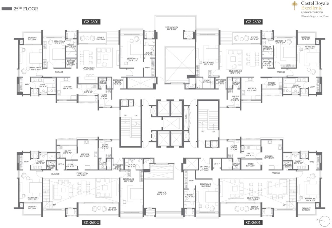 Images for Cluster Plan of ABIL Castel Royale Excellente