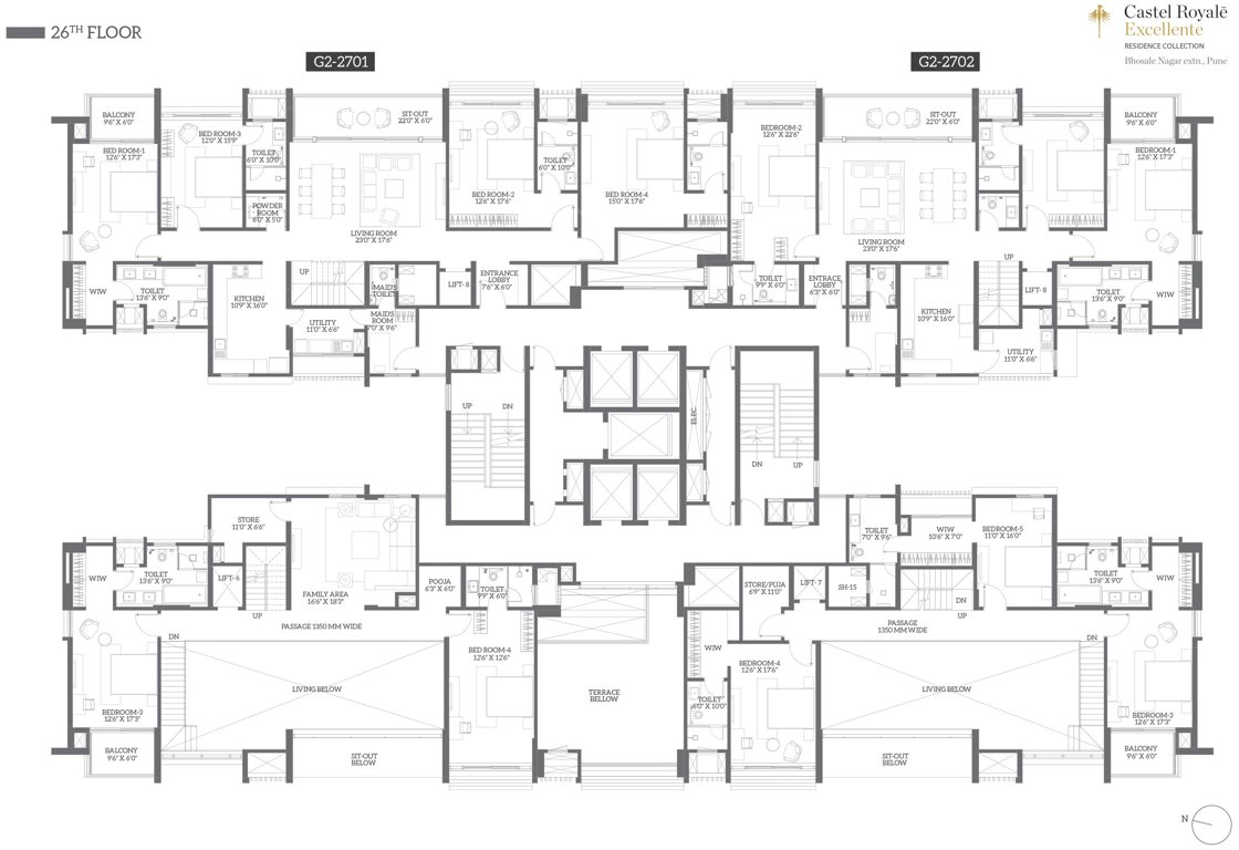 Images for Cluster Plan of ABIL Castel Royale Excellente