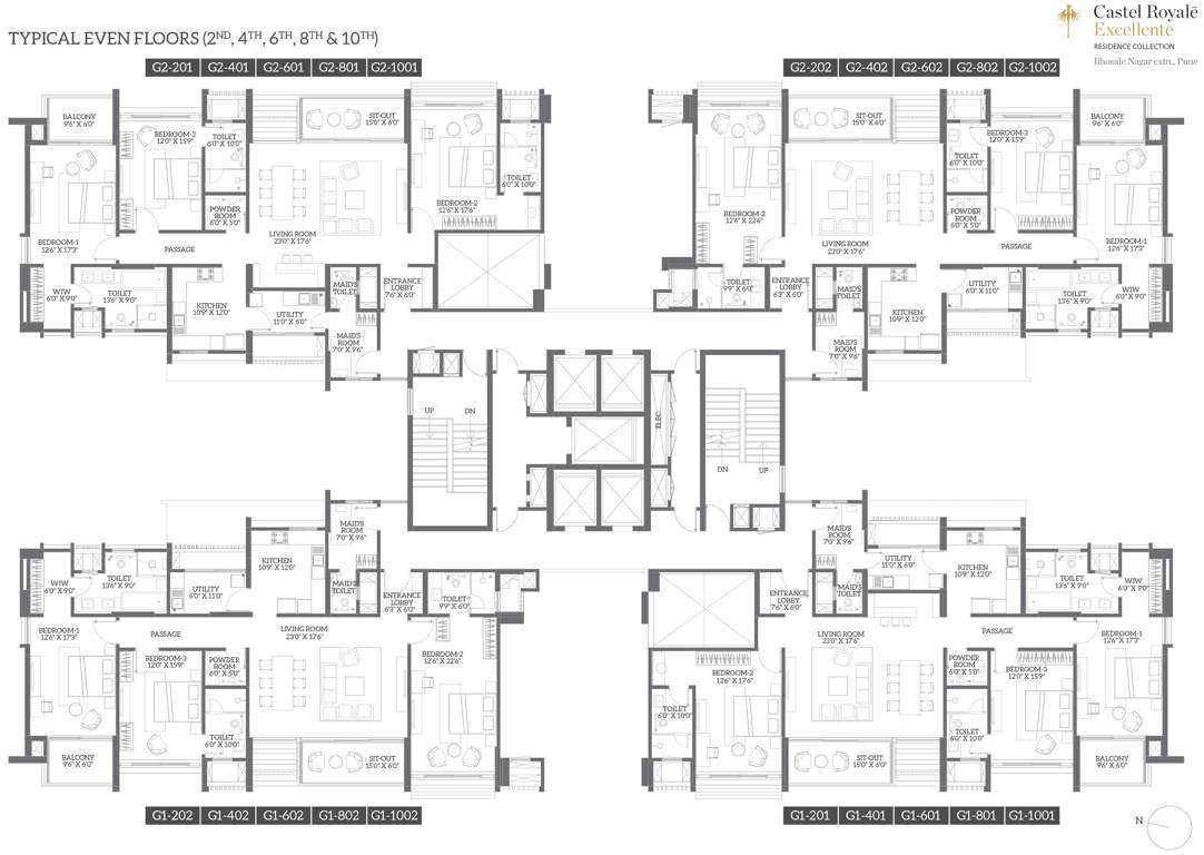 Images for Cluster Plan of ABIL Castel Royale Excellente