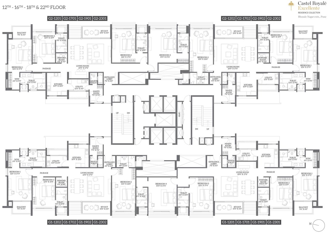 Images for Cluster Plan of ABIL Castel Royale Excellente