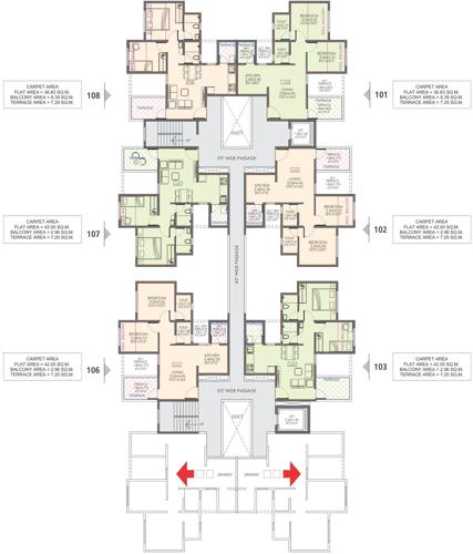 Images for Cluster Plan of Nisarg Unicorn Nisarg Belrose A And C Building
