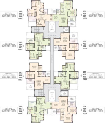 Images for Cluster Plan of Nisarg Unicorn Nisarg Belrose A And C Building