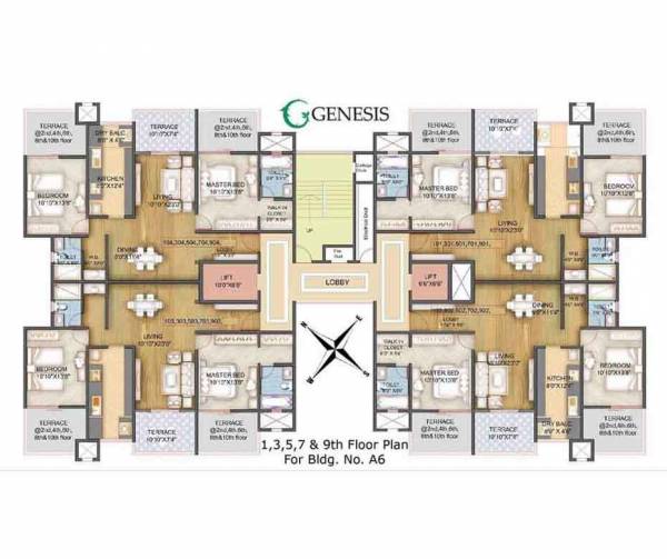  genesis GENESIS A6 PHASE 2 Cluster Plan