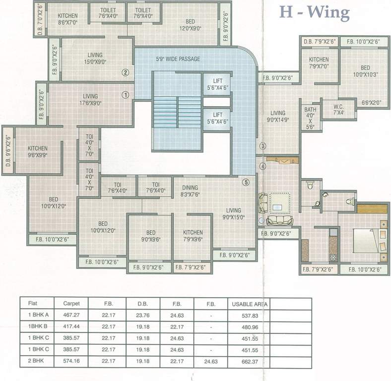 Images for Cluster Plan of S R And Shah Surya Kirti Heights and Tower