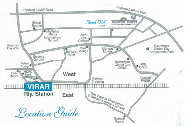 Images for Location Plan of S R And Shah Surya Kirti Heights and Tower