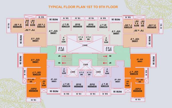  heights MATOSHRI HEIGHTS Cluster Plan
