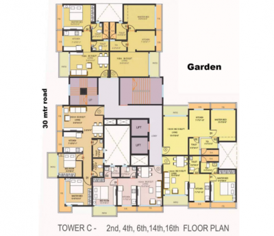  infinity-phase-1 Nicon Infinity - Phase I - Tower C Cluster Plan