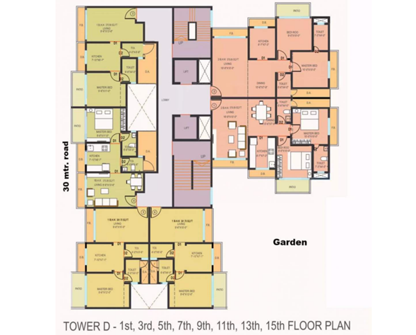  infinity-phase-1 Nicon Infinity - Phase I - Tower C Cluster Plan
