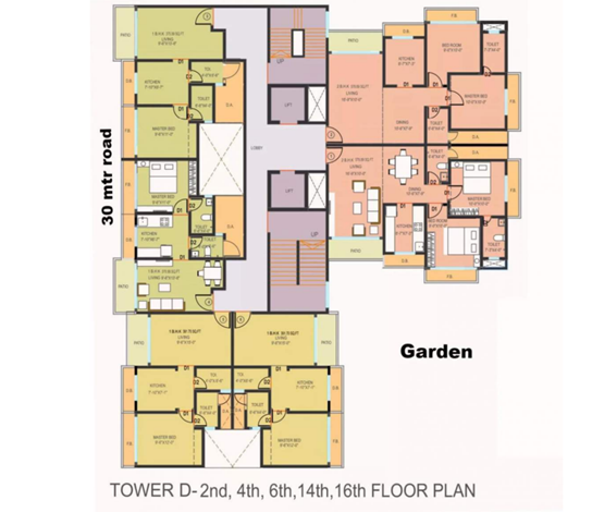  infinity phase 1 Nicon Infinity   Phase I   Tower D Cluster Plan