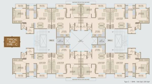 Images for Cluster Plan of Kotak Golden Eye