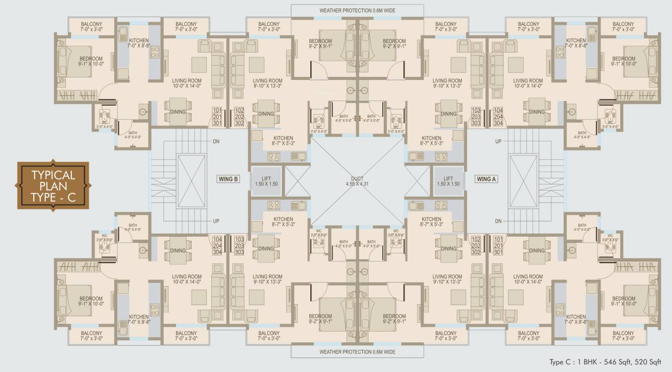 Images for Cluster Plan of Kotak Golden Eye