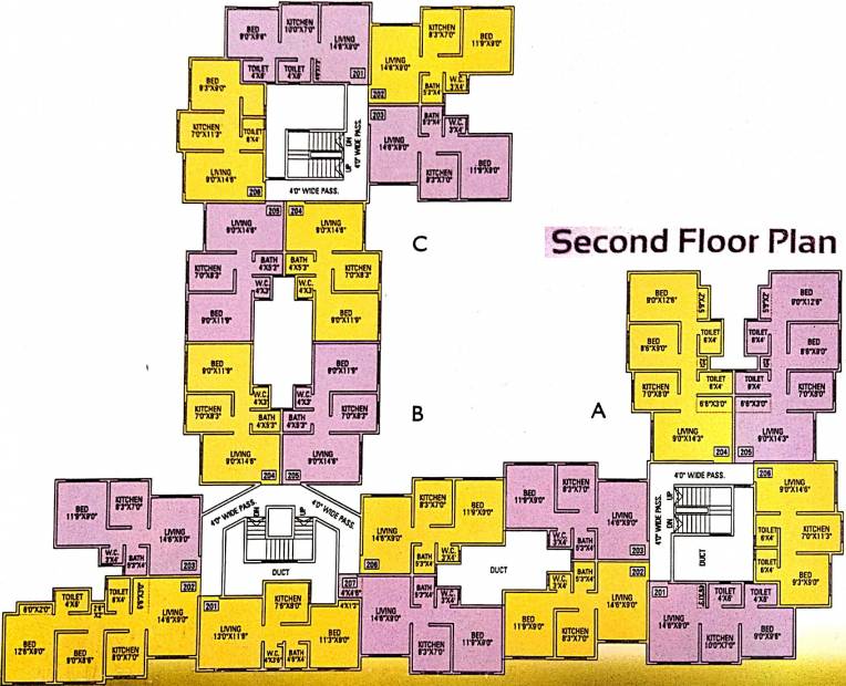Images for Cluster Plan of Singh Enterprises Sai Rachana Apartment