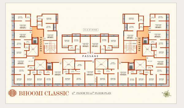  bhoomi-classic-building-no-2 B WING Cluster Plan