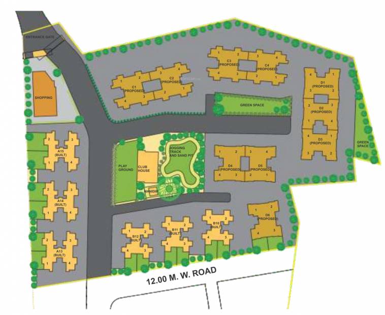 Images for Layout Plan of Axis Maple Terraces Building No B 10