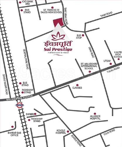  icchapurti-sai-prestige-wing-a-b-and-c Location Plan