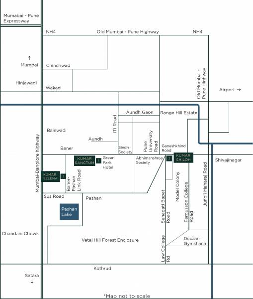 Images for Location Plan of Kumar Privie Sanctum A1 And B1