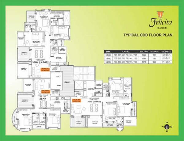  shree-felicita Wing A Cluster Plan