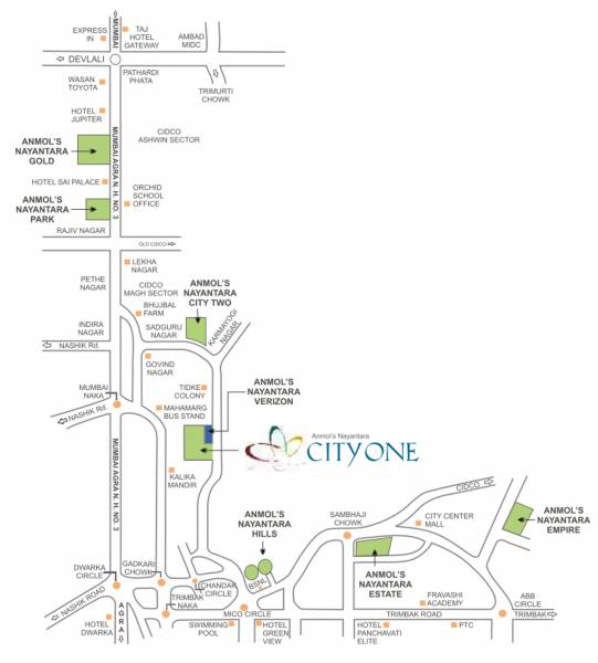 Images for Location Plan of Anmol Nayantara City One Phase 1