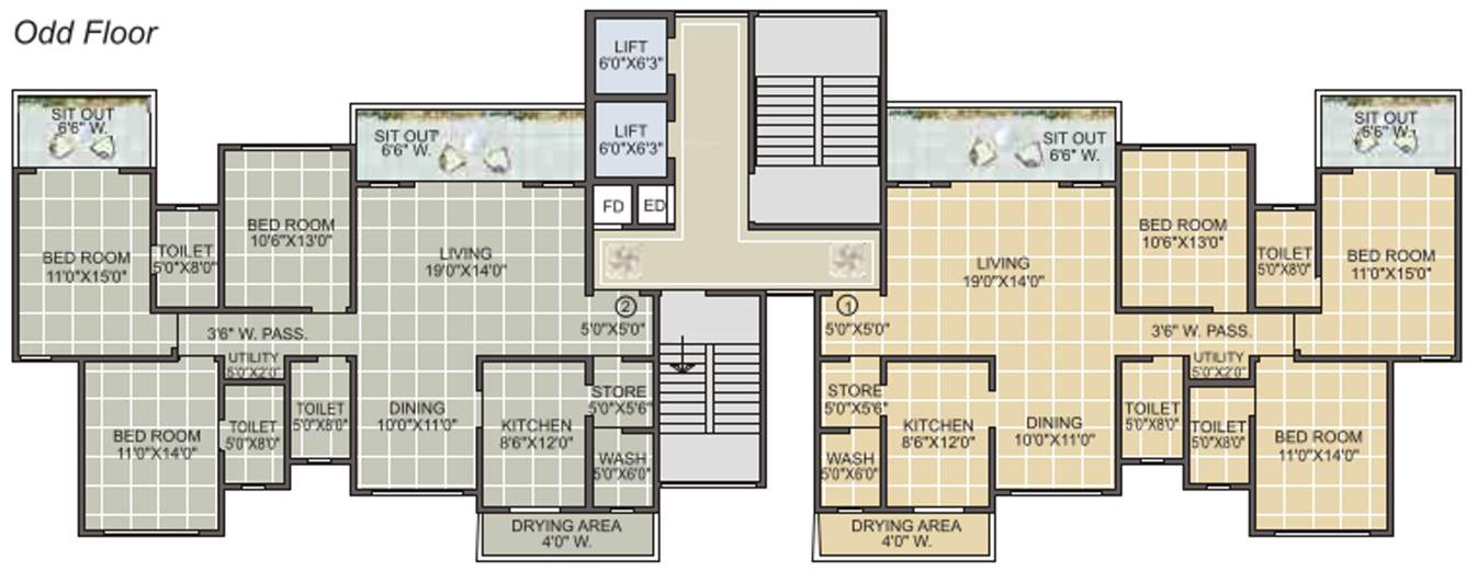 Images for Cluster Plan of Anmol Nayantara City One Phase 2