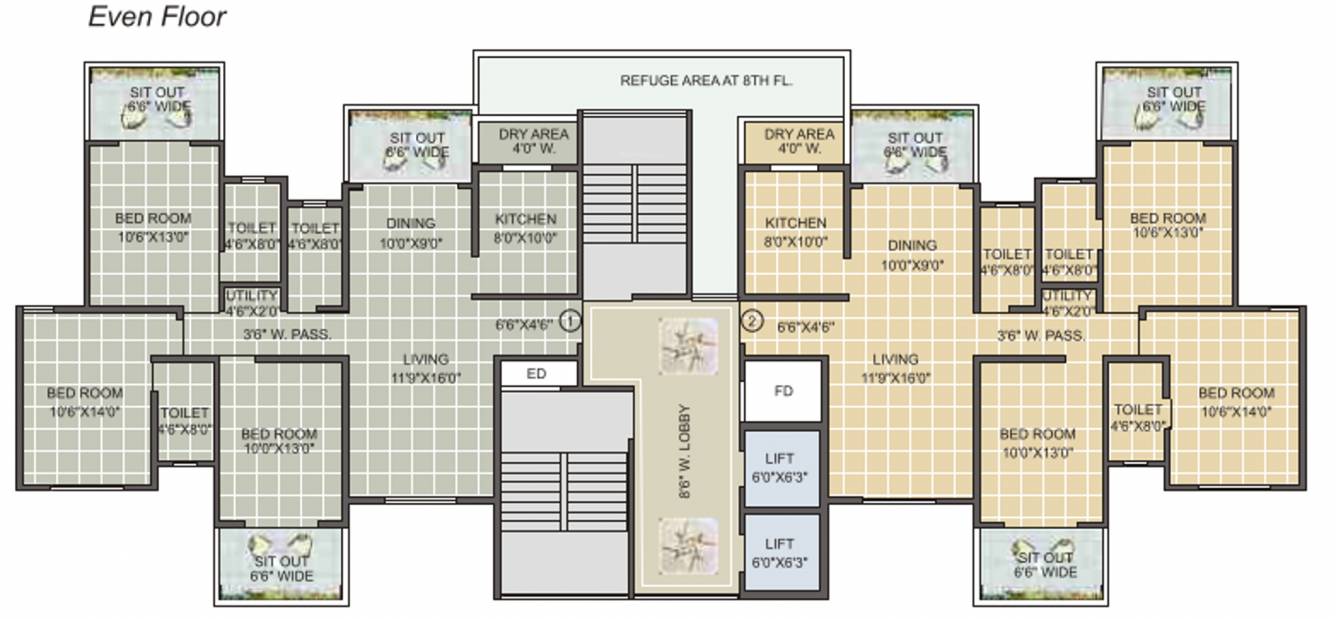 Images for Cluster Plan of Anmol Nayantara City One Phase 2