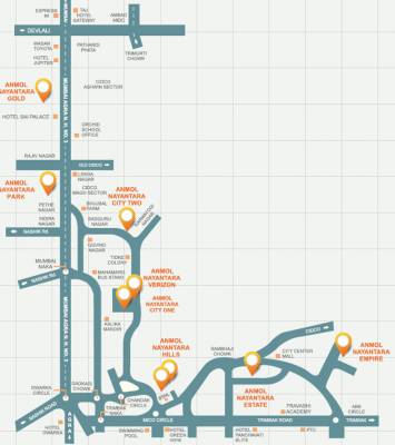 Images for Location Plan of Anmol Nayantara City One Phase 2