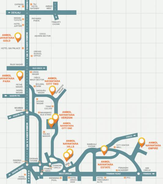 Images for Location Plan of Anmol Nayantara City One Phase 2