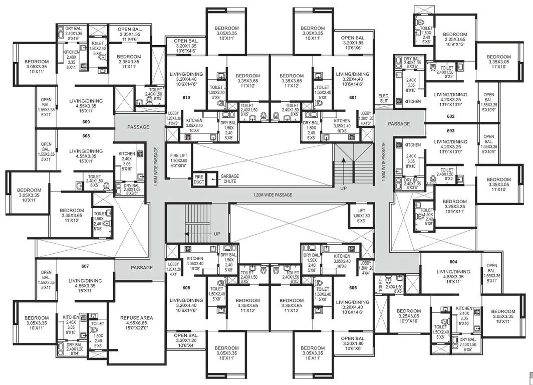  gracia phase 3 c wing Sukhwani Gracia Phase 3 C Wing Cluster Plan For 6th Floor