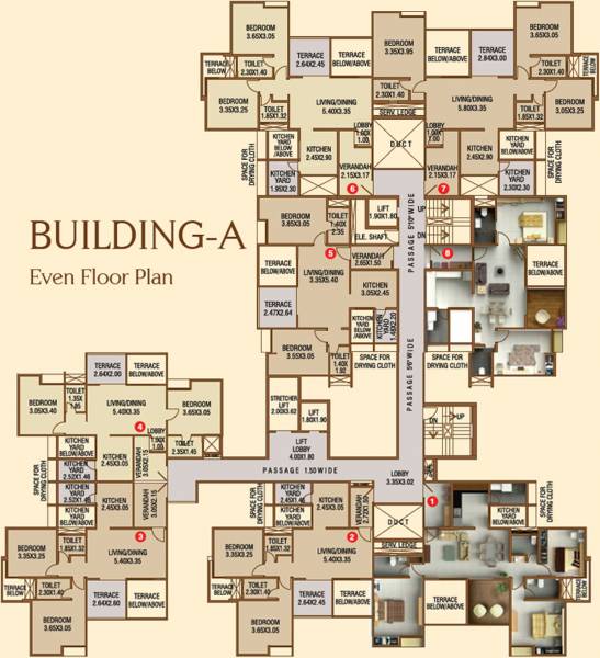 Images for Cluster Plan of F5 Mount Unique A Wing