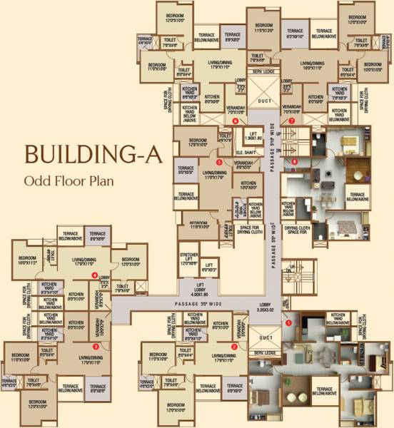 Images for Cluster Plan of F5 Mount Unique A Wing