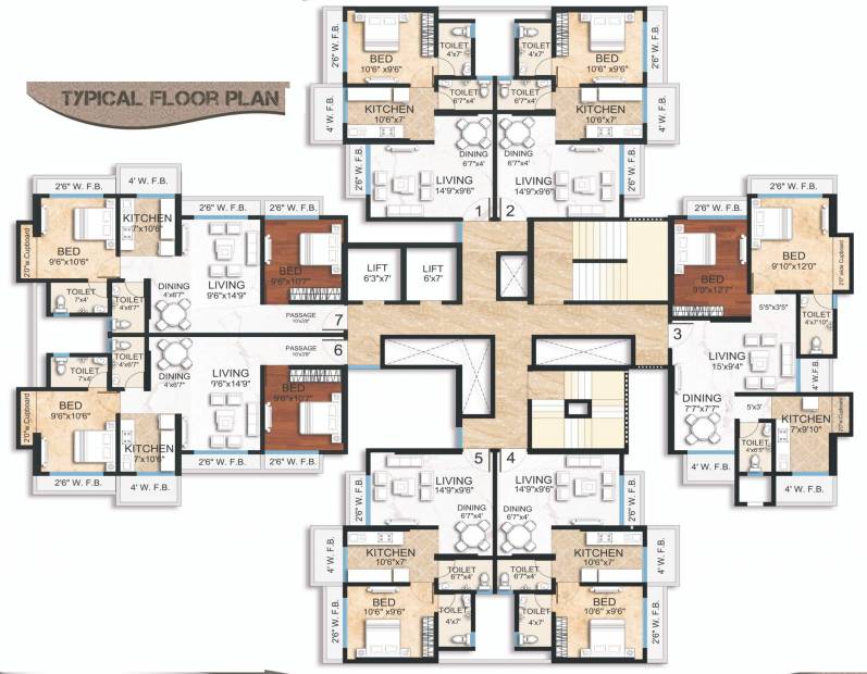 Images for Cluster Plan of Westin Ellora Heights Apartment
