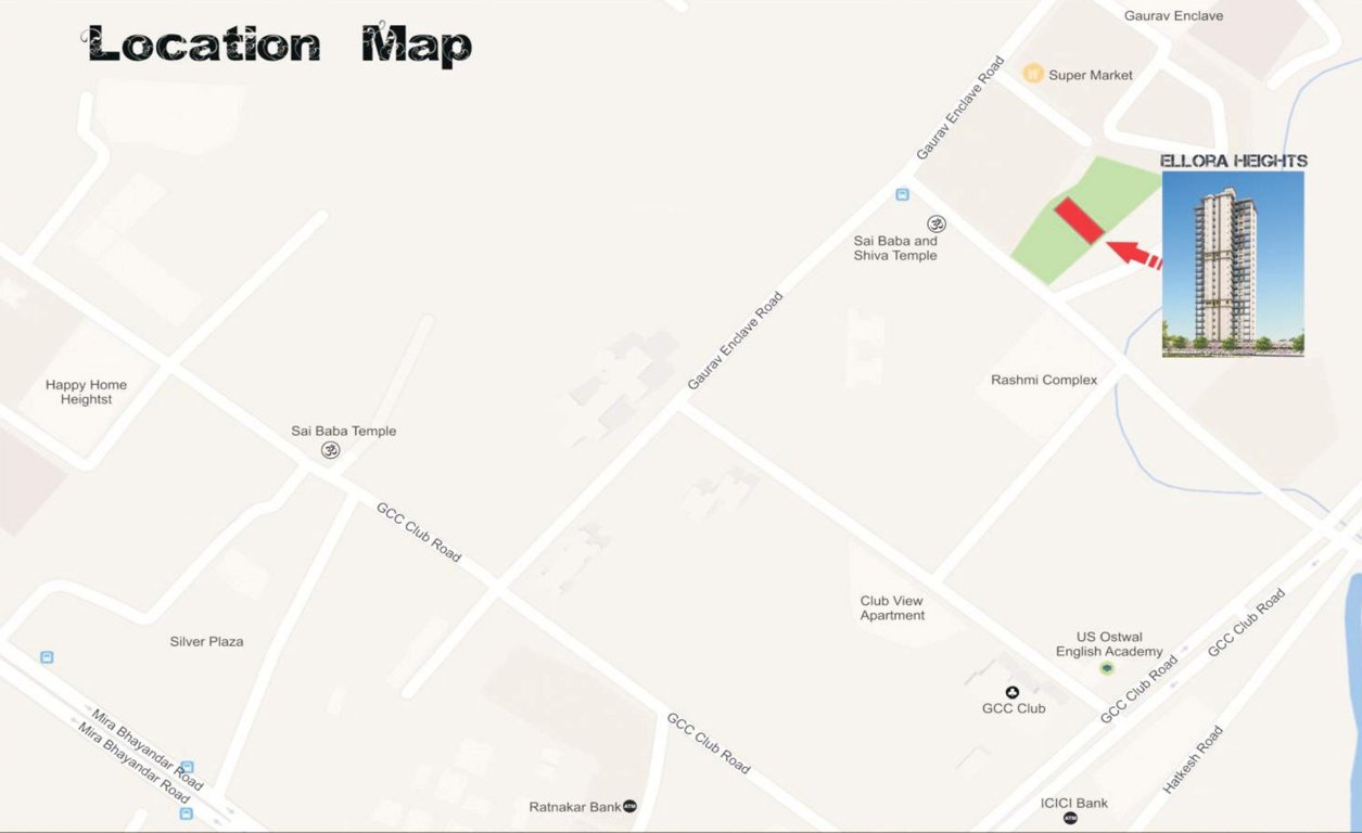 Images for Location Plan of Westin Ellora Heights Apartment