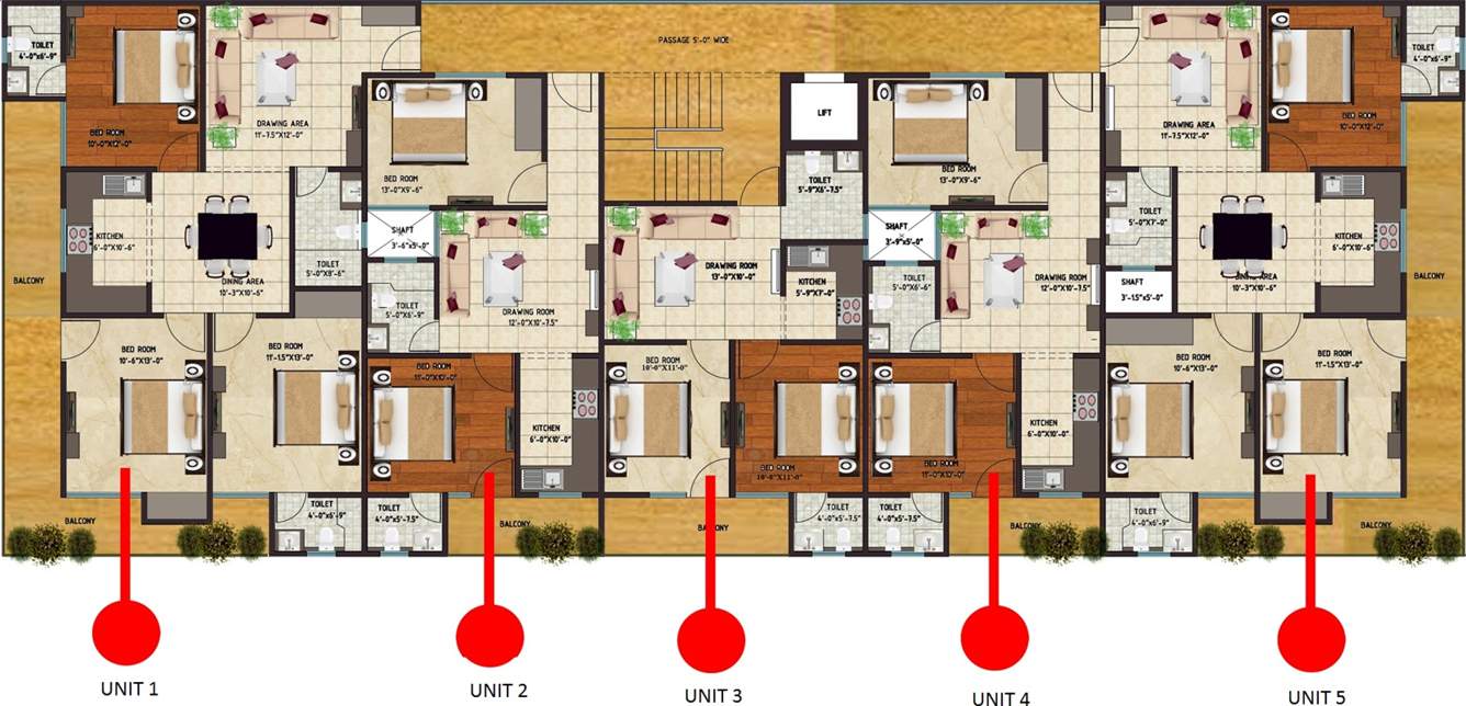 Images for Cluster Plan of SSG Yash Residency