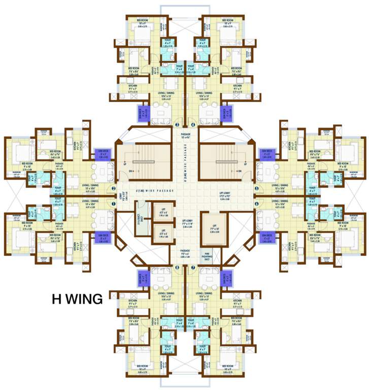 Images for Cluster Plan of Nirmal Lifestyle City Kalyan Platano H