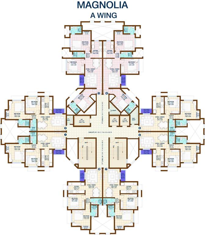 Images for Cluster Plan of Nirmal Lifestyle City Kalyan Magnolia A