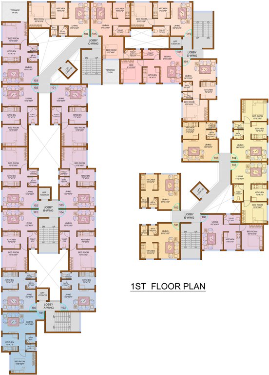 Images for Cluster Plan of Space Pote Aalaya