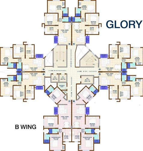 Images for Cluster Plan of Nirmal Lifestyle City Kalyan Glory B