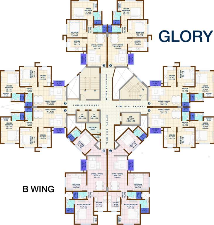 Images for Cluster Plan of Nirmal Lifestyle City Kalyan Glory B