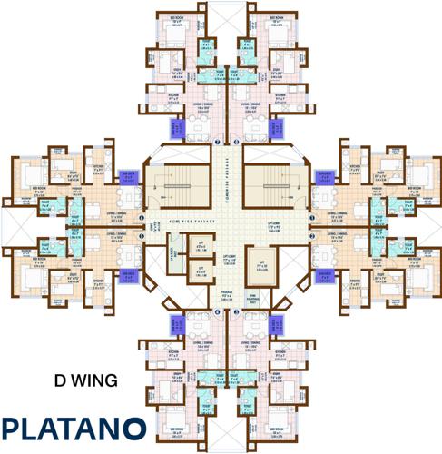 Images for Cluster Plan of Nirmal Lifestyle City Kalyan Platano D